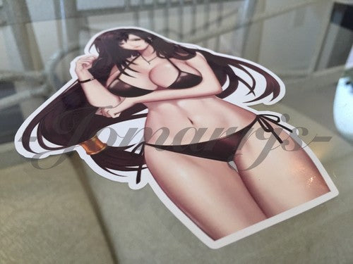Final Fantasy Gaming Tifa Lockhart Bikini Sticker Decal Vinyl FF 7 xii anime