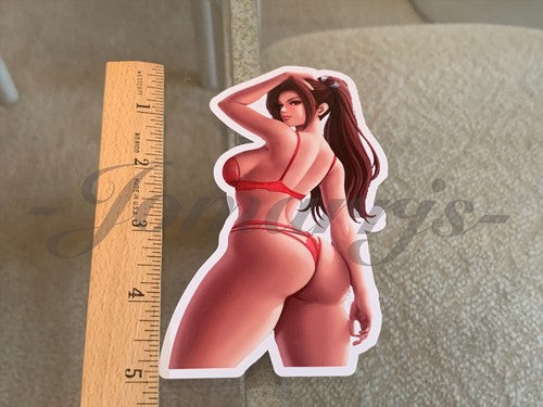 King of Fighters - Anime - Mai Shiranui Bikini Sun Fun Sticker Decals Vinyl #b
