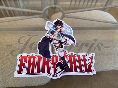 Fairy Tail - Anime - Gray Fullbuster Sticker Vinyl Sign custom mage guild