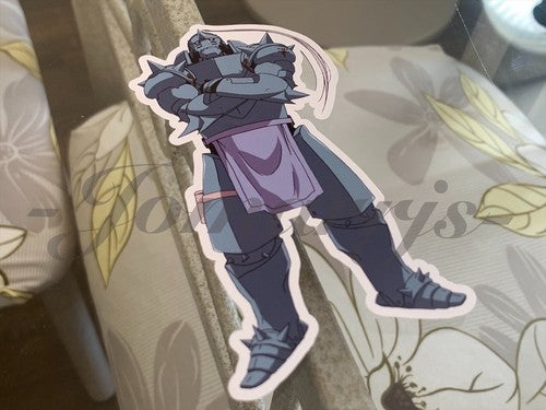 Fullmetal Alchemist - Anime - Alphonse Elric Custom Colored Sticker Decal manga
