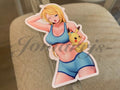 Metroid - Anime - Samus Aran & Pikachu Custom Sticker Decal Vinyl b. Pokémon
