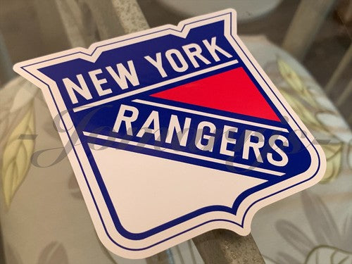 New York Rangers Hockey Team Logo NHL Sticker Decal Vinyl #PlayLikeANewYorker