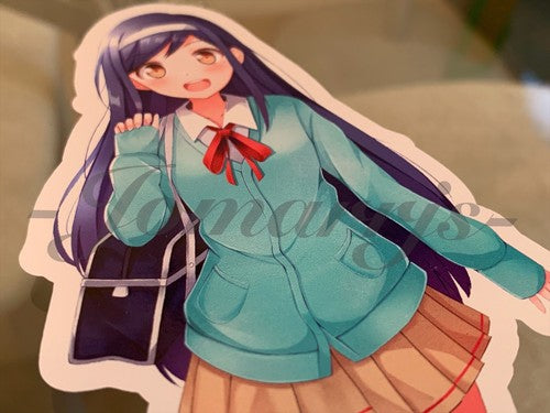 Bokuben (We Never Learn) - Anime - Fumino Furuhashi Custom Sticker Decal 2 manga