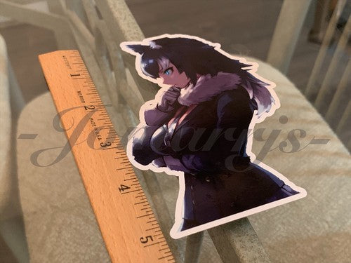 Kemono Friends - Anime - Gray Wolf Custom Sticker Decal Vinyl laptop a