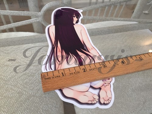 Bakemonogatari - Anime - Hitagi Senjougahara "Cheeky" Sticker Decal amane hitari