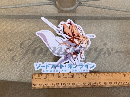 Sword Art Online - Anime - Asuna Yuuki Sticker Vinyl Sign Decal Custom Manga SAO