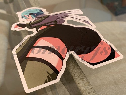 Sword Art Online Anime Sinon Shino Asada # 11 Sticker Vinyl SAO Bikini Sun Fun