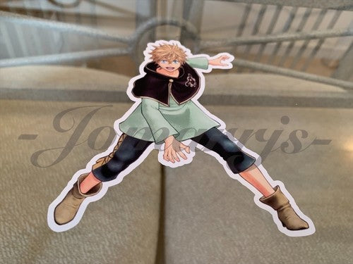 Black Clover - Anime - Luck Voltia Sticker Vinyl Decal Custom manga laptop