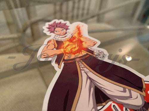 Fairy Tail - Anime - Natsu Dragneel Sticker Vinyl Sign custom mage guild