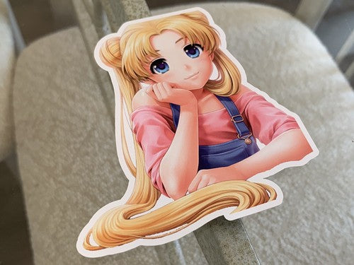 Sailor Moon - Anime - Sailor Moon Usagi Custom Colored Sticker Decal Vinyl a.