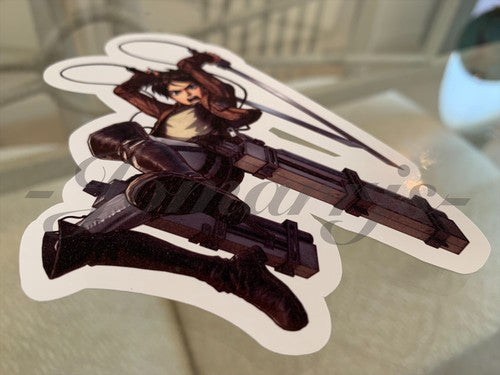 Attack on Titan - Anime - Eren Yeager Custom Sticker Decal Vinyl manga laptop