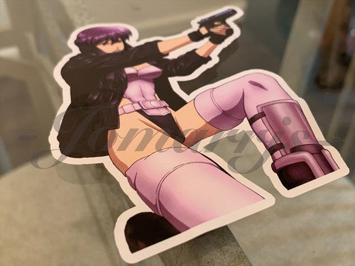 Ghost in the Shell - Anime - Major Motoko Kusanagi Sticker Decal Vinyl laptop d.