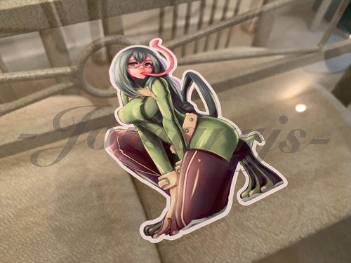 My Hero Academia - Anime - Froppy Tsuyu Asui (a.) Sticker Vinyl manga sexy