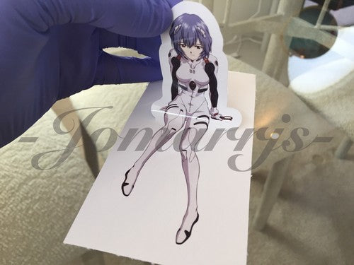 Neon Genesis Evangelion - Anime - Rei Ayanami Sticker Decal laptop binder shinji