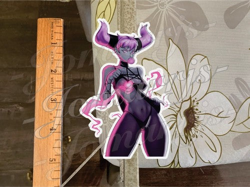 Teen Titans Jinx Anime Bikini Sticker Decal ecchi sexy sun fun #1 lewd waifu