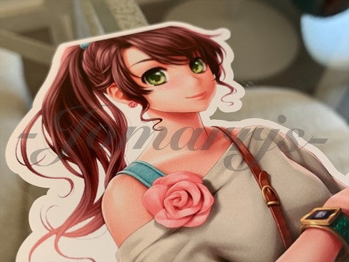 Sailor Moon - Anime - Sailor Jupiter Kino Makoto Custom Colored Sticker Decal