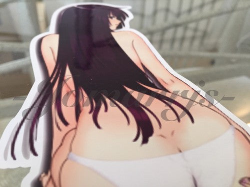 Bakemonogatari - Anime - Hitagi Senjougahara "Cheeky" Sticker Decal amane hitari