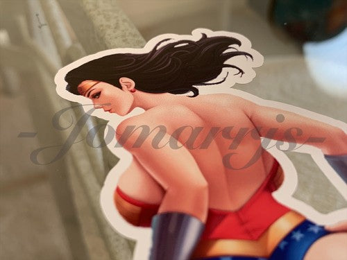 Wonder Woman - Anime - Princess Diana Bikini Sun Fun Sticker Decal Vinyl #a