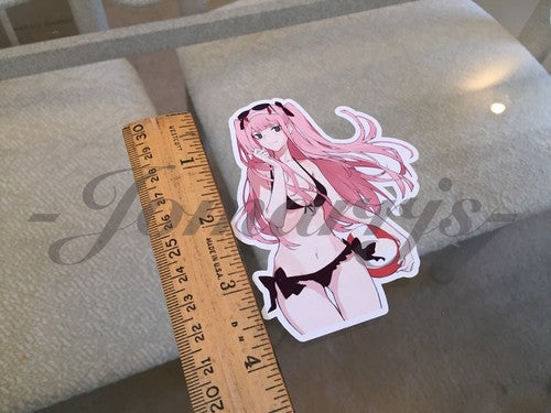 Darling in the Franxx - Anime - 002 "Zero Two" Bikini Sticker Decal Vinyl manga
