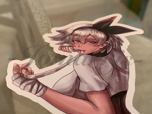 Pokemon - Anime - Bea “Brawler” Sexy Custom Sticker Decal 6