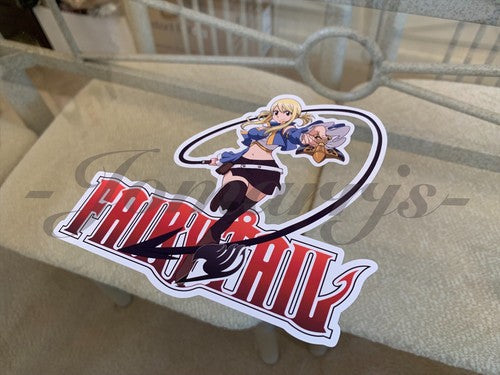 Fairy Tail - Anime - Lucy Heartfilia Sticker Vinyl Sign custom mage guild