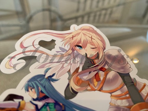 Kono Subarashii Anime - Megumin Aqua Darkness Sticker Decal Vinyl laptop binder