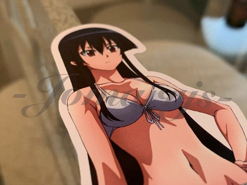 Akame ga Kill! - Anime - Akame Bikini Sun Fun Custom Sticker Decal Vinyl #3