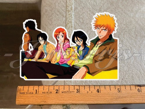 Bleach - Anime - Ichigo Kurosaki, Inoue, Kuchiki Custom Sticker Decal Vinyl