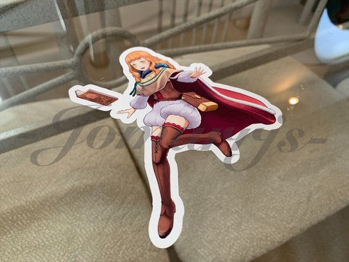 Black Clover - Anime - Mimosa Vermillion Sticker Vinyl Decal Custom manga laptop