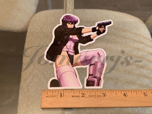 Ghost in the Shell - Anime - Major Motoko Kusanagi Sticker Decal Vinyl laptop d.