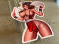 King of Fighters - Anime - Mia Shiranui Bikini Sun Fun Sticker Decals Vinyl #a