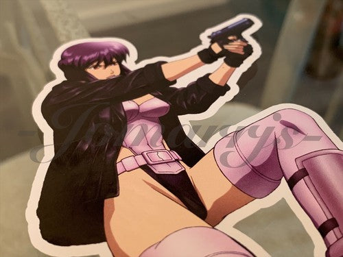 Ghost in the Shell - Anime - Major Motoko Kusanagi Sticker Decal Vinyl laptop d.