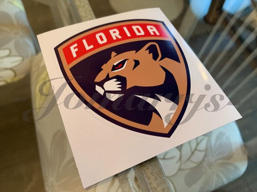 Florida Panthers Hockey Team Logo NHL Sticker Decal Vinyl #FlaPanthers