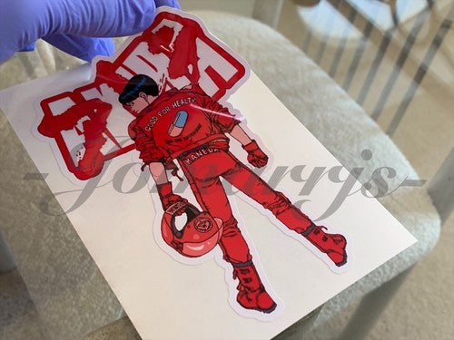 Akira - Anime - Shōtarō Kaneda Custom Sticker Decals Vinyl Sign lap top