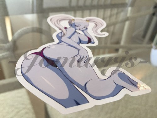 Dragon Ball Z Anime Marcarita Bikini “Bottoms Up” Sun Fun Sticker Decal Vinyl