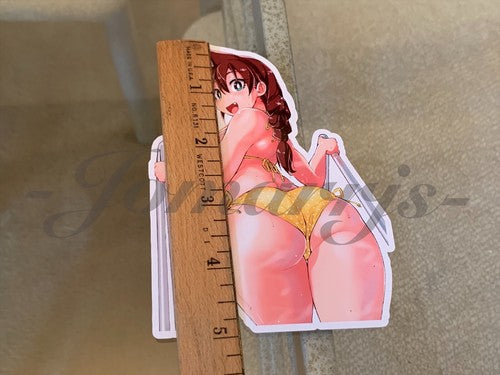 Amano Megumi - Anime - Amano Megumi Bikini Sun Fun Custom Sticker Decal Vinyl #5