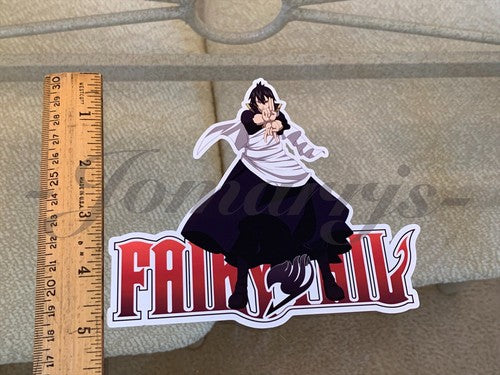 Fairy Tail - Anime - Zeref Dragneel Sticker Vinyl Sign custom mage guild