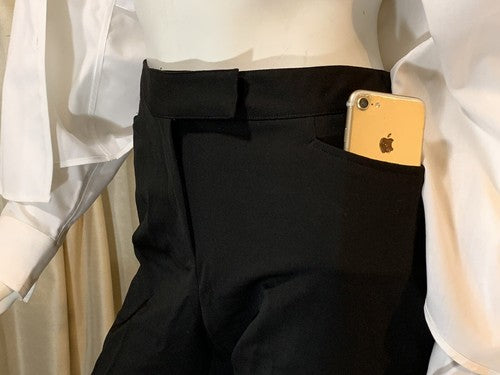 NWT Nine West Black Slacks Work Pants Trousers Office Size 10