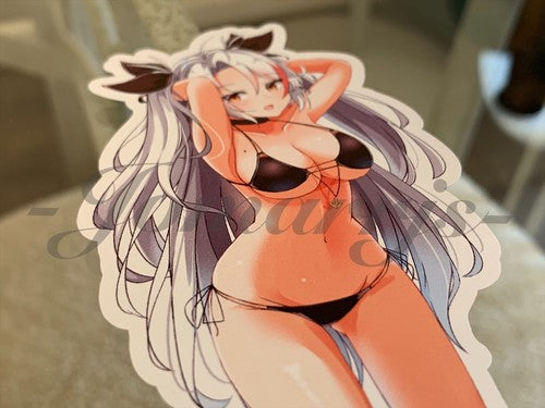 Azur Lane - Anime - Prinz Eugen Bikini Sun Fun Custom Sticker Decal Vinyl #a