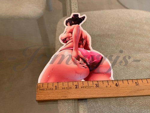 Street Fighter - Anime - Han Juri Bikini Sun Fun Custom Sticker Decal Vinyl #1