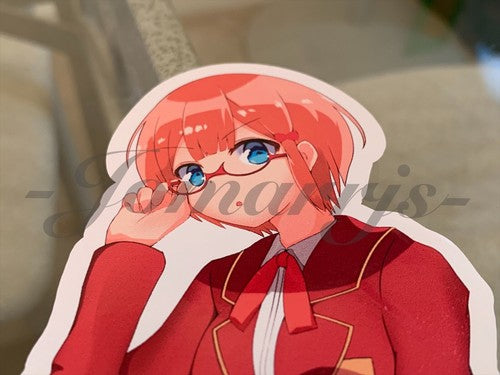 Bokuben (We Never Learn) - Anime - Rizu Ogata Custom Sticker Decal 1 manga
