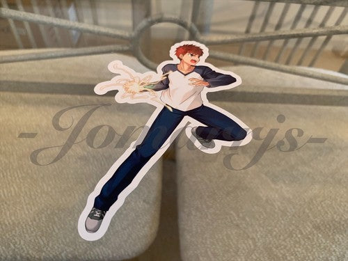 Fate - Anime - Shirou Emiya Sticker Vinyl Decal Custom manga laptop binder