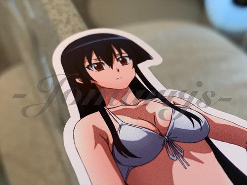 Akame ga Kill! - Anime - Akame Bikini Sun Fun Custom Sticker Decal Vinyl #3