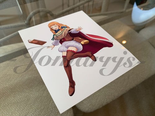 Black Clover - Anime - Mimosa Vermillion Sticker Vinyl Decal Custom manga laptop