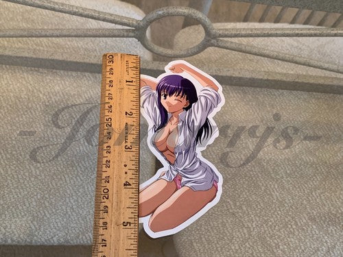 Fate - Anime - Sakura Matou “Nightgown” Vinyl Sticker lingerie manga laptop
