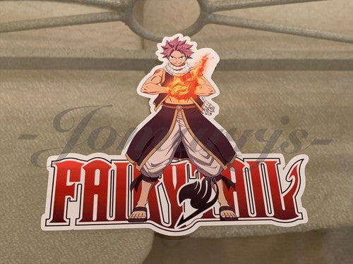 Fairy Tail - Anime - Natsu Dragneel Sticker Vinyl Sign custom mage guild