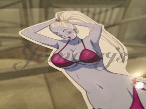 Dragon Ball Z - Anime - Vados Bikini “Hair-Tied” Sun Fun Sticker Decal Vinyl DBZ