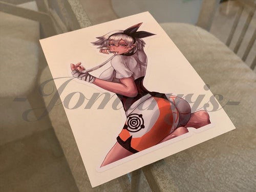 Pokemon - Anime - Bea “Brawler” Sexy Custom Sticker Decal 6