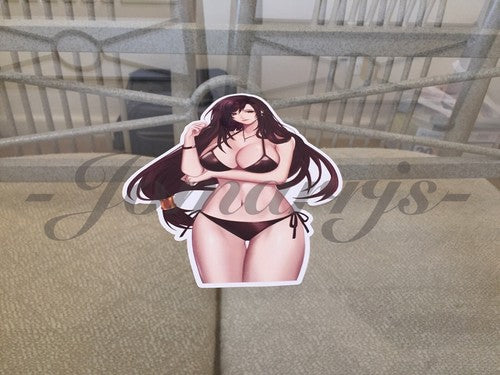 Final Fantasy Gaming Tifa Lockhart Bikini Sticker Decal Vinyl FF 7 xii anime