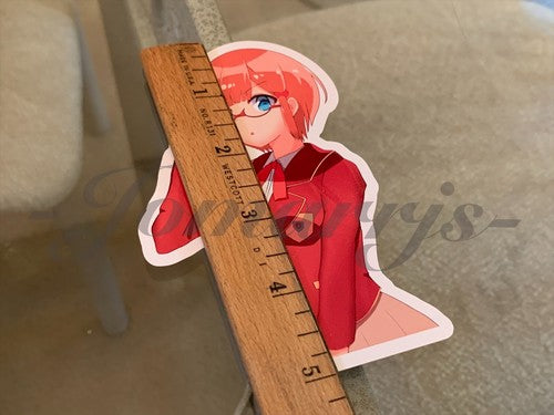 Bokuben (We Never Learn) - Anime - Rizu Ogata Custom Sticker Decal 1 manga